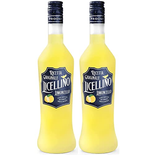 Licellino Limoncello Zitronen Likör Liquer Italien Inkl. FeinWert E-Book (2 x 0,7l) von FeinWert