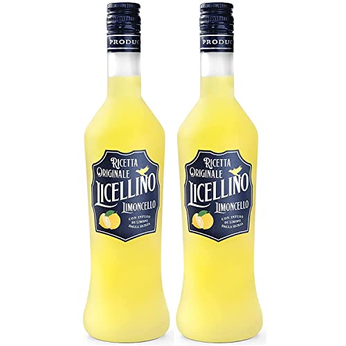 Licellino Limoncello Zitronen Likör Liquer Italien Inkl. FeinWert E-Book (2 x 0,7l) von FeinWert