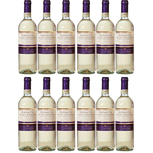 Loggia del Sole Vernaccia di San Gimignano DOCG Weißwein Wein trocken Italien I Visando Paket (12 x 0,75l) von FeinWert