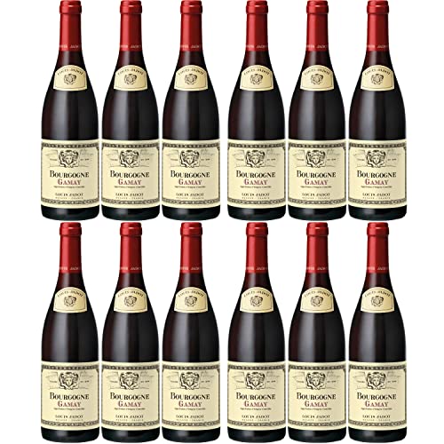 Louis Jadot Gamay Bourgogne Rouge Rotwein Wein trocken Frankreich Inkl. FeinWert E-Book (12 Flaschen) von FeinWert