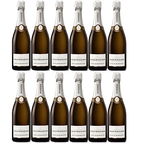 Louis Roederer Blanc de Blanc Vintage Brut Champagner Frankreich Inkl. FeinWert E-Book (12 x 0,75l) von FeinWert