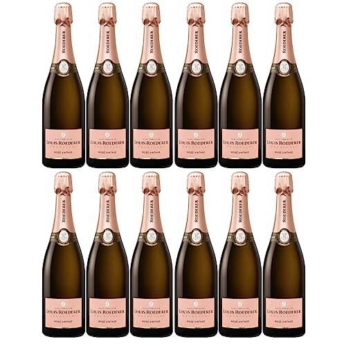 Louis Roederer Champagne Vintage Brut Rosé Champagner Frankreich Inkl. FeinWert E-Book (12 x 0,75l) von FeinWert