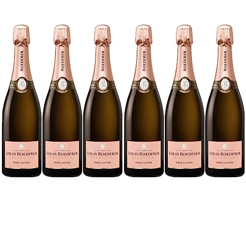 Louis Roederer Champagne Vintage Brut Rosé Champagner Frankreich Inkl. FeinWert E-Book (6 x 0,75l) von FeinWert