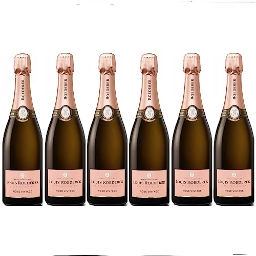 Louis Roederer Champagne Vintage Brut Rosé in GP Deluxe Champagner Frankreich Inkl. FeinWert E-Book (6 x 0,75l) von FeinWert