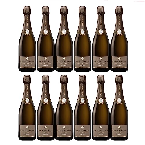 Louis Roederer Champagne Vintage Brut in GP Deluxe Champagner Frankreich Inkl. FeinWert E-Book (12 x 0,75l) von FeinWert