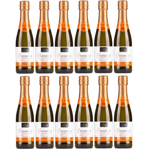 MBM Frizzante Piccolo Glera Schaumwein brut Italien inkl. FeinWert E-Book (12 x 0,2l) von FeinWert