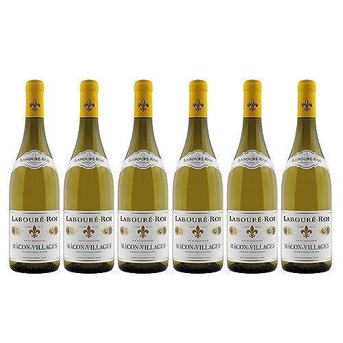 Mâcon Villages blanc AOC Labouré-Roi Weißwein Wein trocken Frankreich Inkl. FeinWert E-Book (6 x 0,75l) von FeinWert