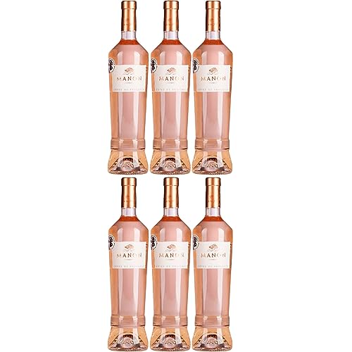 Manon Côtes de Provence Rosé Roséwein Wein trocken Frankreich Inkl. FeinWert E-Book (6 x 0,75l) von FeinWert