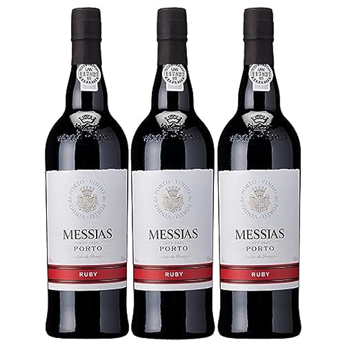 Messias Port Ruby Portwein rot süß Portugal inkl. FeinWert E-Book (3 x 0,75l) von FeinWert