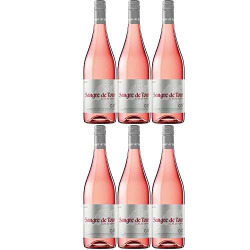 Miguel Torres Sangre de Toro 0.0 Rosado Roséwein alkoholfrei Wein trocken vegan Spanien Inkl. FeinWert E-Book (6 x 0,75l) von FeinWert