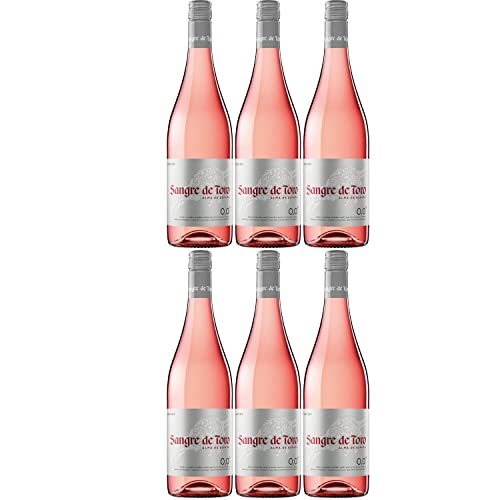 Miguel Torres Sangre de Toro 0.0 Rosado Roséwein alkoholfrei Wein trocken vegan Spanien Inkl. FeinWert E-Book (6 x 0,75l) von FeinWert