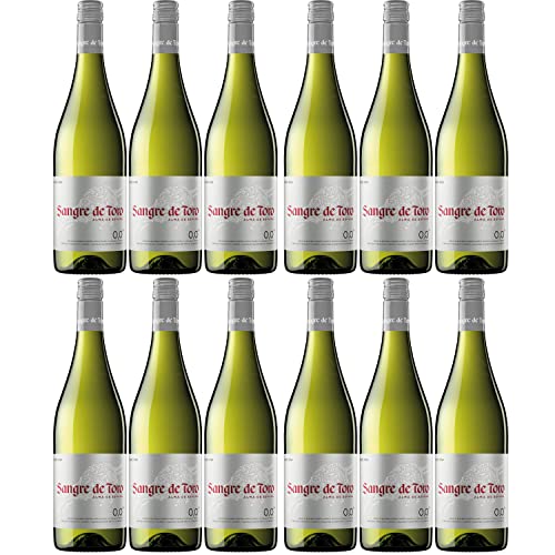 Miguel Torres Sangre de Toro Blanco 0.0 Weißwein alkoholfrei Wein trocken vegan Spanien Inkl. FeinWert E-Book (12 x 0,75l) von FeinWert