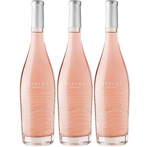 Mirada Bobal Rosado Organic VdT Castilla Roséwein Bio Wein trocken Frankreich Inkl. FeinWert E-Book (3 x 0,75l) von FeinWert