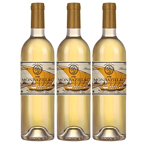 Monbazillac Grande Réserve AOC Weißwein Wein lieblich Frankreich I FeinWert Paket (3 x 0,75l) von FeinWert