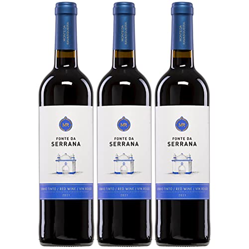 Monte da Ravasqueira Fonte da Serrana Tinto Rotwein Wein trocken Portugal I Visando Paket (3 Flaschen) von FeinWert