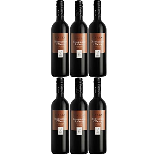 Montepulciano d'Abruzzo Caleo DOC Rotwein Wein trocken Italien I Visando Paket (6 x 0,75l) von FeinWert