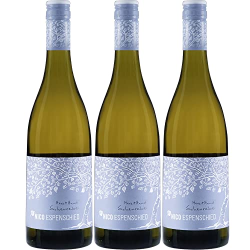 Nico Espenschied Scheurebe Herz + Hand Weißwein Wein trocken QbA I Visando Paket (3 x 0,75l) von FeinWert
