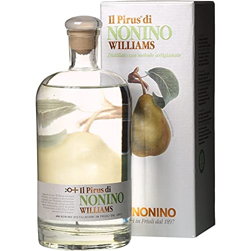 Nonino Pirus Acquavite di Pere Williams italienischer Birnenbrand Obstbrände in GP Italien I Visando Paket (1 x 0,5l) von FeinWert