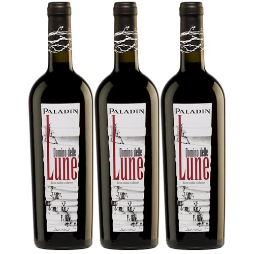 Paladin Paladin Domino delle Lune Rosso Halbtrocken Rotwein Vegan Italien inkl. FeinWert E-Book (3 x 0,75 l) von FeinWert