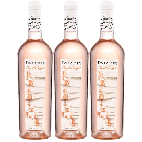 Paladin Paladin Pinot Grigio Rosé Trocken Roséwein Vegan Italien inkl. FeinWert E-Book (3 x 0,75 l) von FeinWert