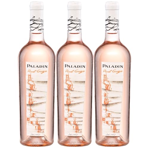 Paladin Paladin Pinot Grigio Rosé Trocken Roséwein Vegan Italien inkl. FeinWert E-Book (3 x 0,75 l) von FeinWert