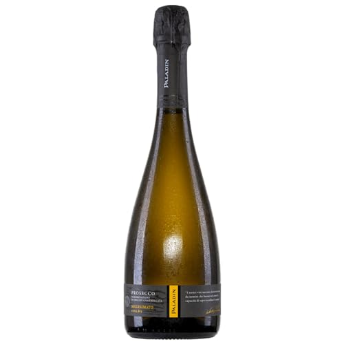 Paladin Paladin Prosecco Millesimato Extra Dry Extratrocken Prosecco Vegan Italien inkl. FeinWert E-Book (1 x 0,75 l) von FeinWert