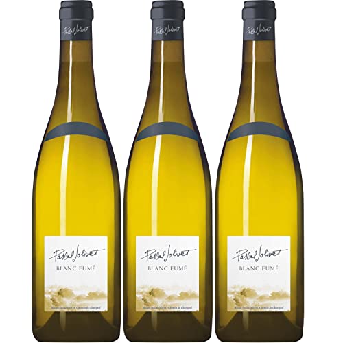 Pascal Jolivet Blanc Fumé Weißwein Wein trocken Frankreich I Visando Paket (3 Flaschen) von FeinWert