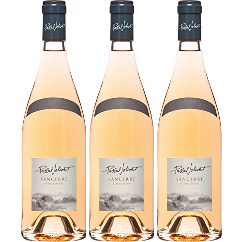 Pascal Jolivet Sancerre Rosé Roséwein Wein trocken Frankreich I Visando Paket (3 Flaschen) von FeinWert