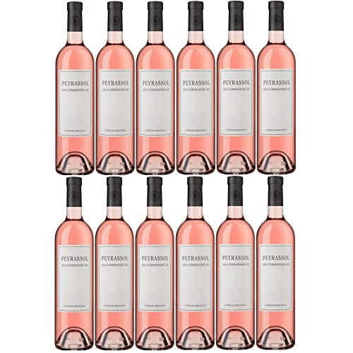 Peyrassol Les Commandeurs Roséwein Wein trocken Bio vegan Frankreich Inkl. FeinWert E-Book (12 x 0,75l) von FeinWert