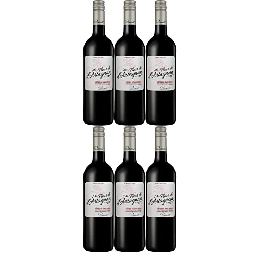 Plaimont Fleur de d'Artagnan Rouge Rotwein Wein trocken Frankreich (6 Flaschen) von FeinWert