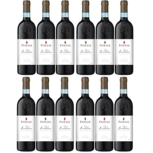 Poesie Bardolino DOC Rotwein Wein trocken Italien I Visando Paket (12 x 0,75l) von FeinWert