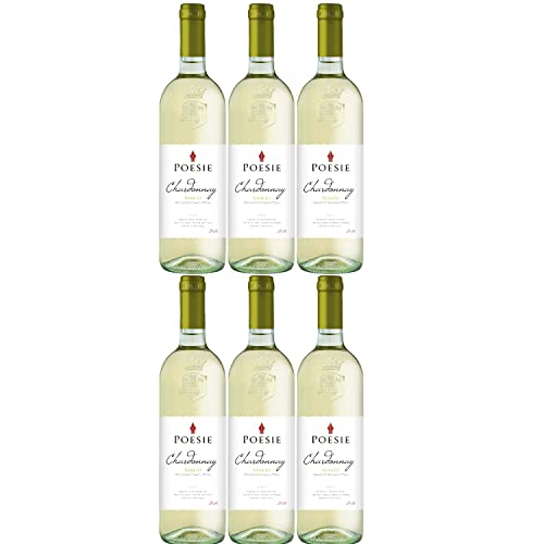 Poesie Chardonnay IGT Weißwein Wein trocken Italien I Visando Paket (6 x 0,75l) von FeinWert