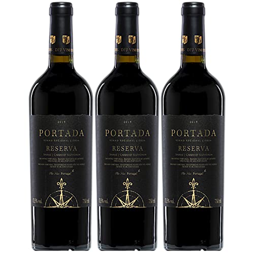Portada Reserva Shiraz Cabernet Sauvignon DFJ Vinhos Rotwein Wein trocken Portugal I Visando Paket (3 Flaschen) von FeinWert