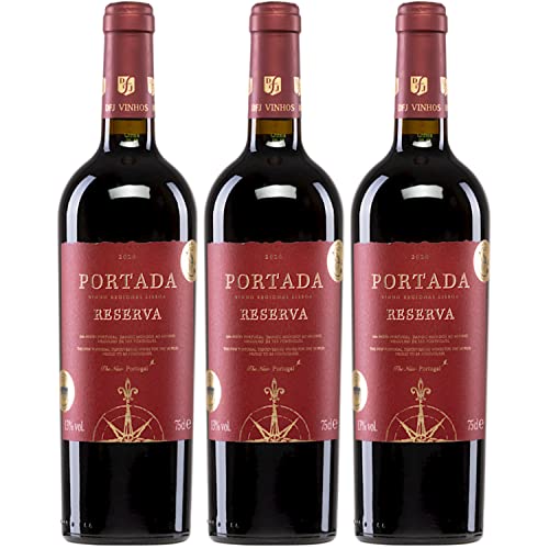 Portada Reserva Tinto DFJ Vinhos Rotwein Wein trocken Portugal I Visando Paket (3 Flaschen) von FeinWert