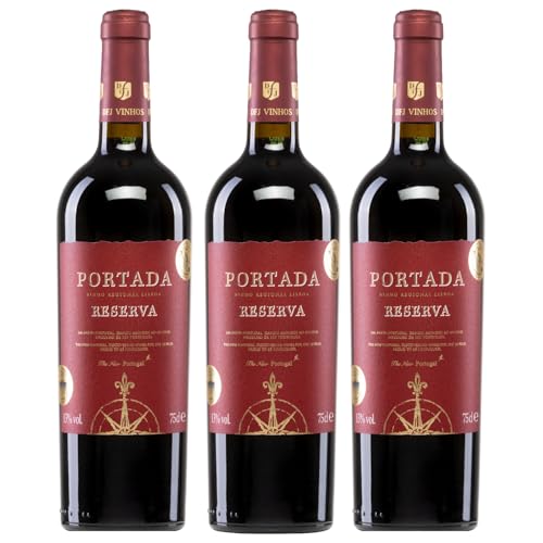 Portada Reserva Tinto DFJ Vinhos Rotwein Wein trocken Portugal I Visando Paket (3 Flaschen) von FeinWert