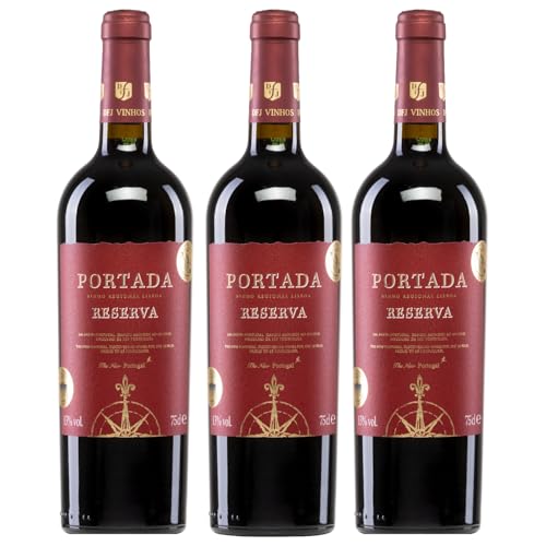 Portada Reserva Tinto DFJ Vinhos Rotwein Wein trocken Portugal inkl. FeinWert E-Book (3 x 0,75l) von FeinWert