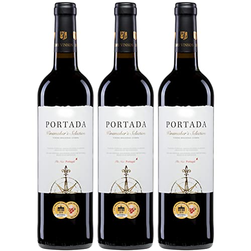 Portada Winemaker's Selection DFJ Vinhos Rotwein Wein halbtrocken Portugal Inkl. FeinWert E-Book (3 x 0,75l) von FeinWert