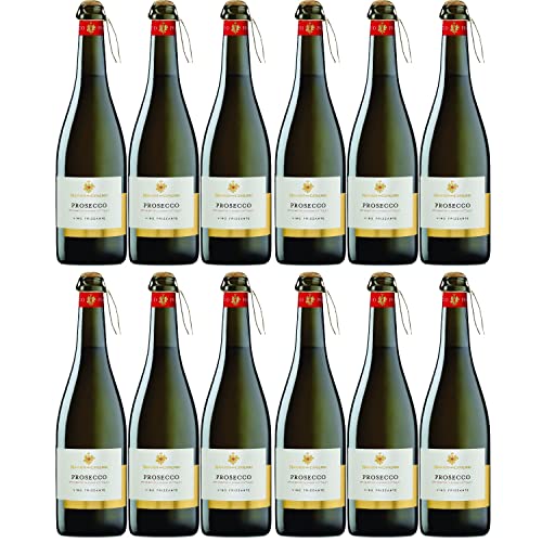 Prosecco Frizzante Maschio dei Cavalieri Treviso DOC trocken Italien I Visando Paket (12 x 0,75l) von FeinWert