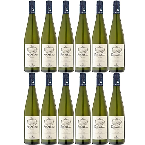 Regaleali Bianco Tasca d'Almerita DOC Weißwein Wein trocken Italien Inkl. FeinWert E-Book (12 x 0,75l) von FeinWert