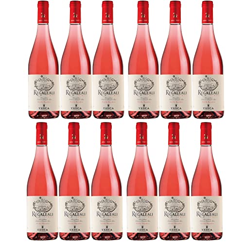 Regaleali Le Rose Nerello Mascalese Tasca d'Almerita Roséwein Wein trocken Italien I Visando Paket (12 x 0,75l) von FeinWert