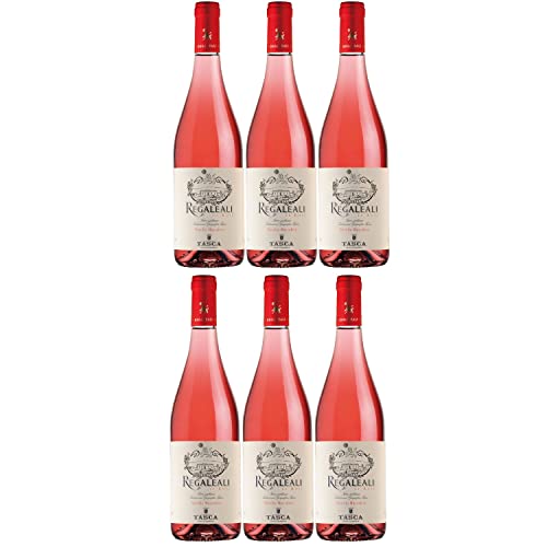 Regaleali Le Rose Nerello Mascalese Tasca d'Almerita Roséwein Wein trocken Italien I Visando Paket (6 x 0,75l) von FeinWert