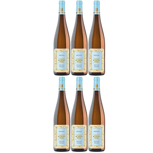 Rheingau Riesling Weißwein Weingut Robert Weil trocken aus Deutschland I FeinWert Paket (6 x 0,75l) von FeinWert