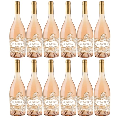 Rosafino Rosé Vino d'Italia Magnumflasche Roséwein Trocken Vegan Italien inkl. FeinWert E-Book (12 x 1,5l) von FeinWert