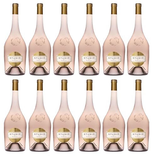 STUDIO by Miraval Rosé Méditerranée IGP Magnum Roséwein Trocken Frankreich inkl. FeinWert E-Book (12 x 1,5l) von FeinWert