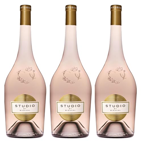 STUDIO by Miraval Rosé Méditerranée IGP Magnum Roséwein Trocken Frankreich inkl. FeinWert E-Book (3 x 1,5l) von FeinWert