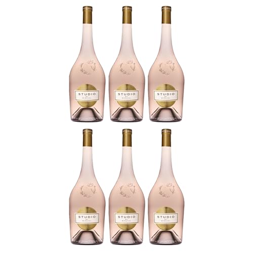 STUDIO by Miraval Rosé Méditerranée IGP Magnum Roséwein Trocken Frankreich inkl. FeinWert E-Book (6 x 1,5l) von FeinWert