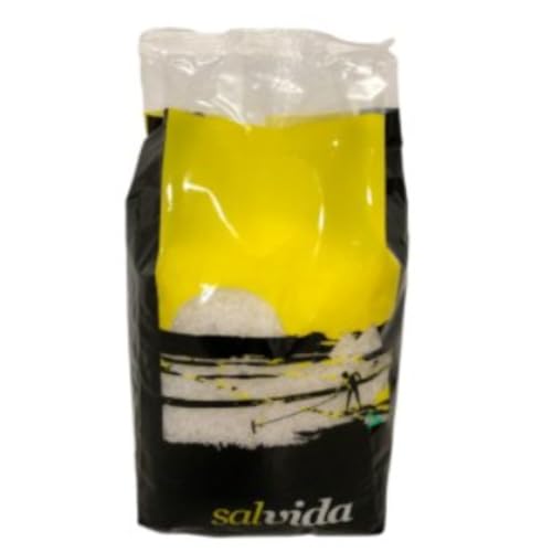 Salvida Sal Marinho Grobes Meersalz Salz Portugal für Salzmühle Nudelwasser Reis Salzbraten Inkl. FeinWert E-Book (1 x 1kg) von FeinWert