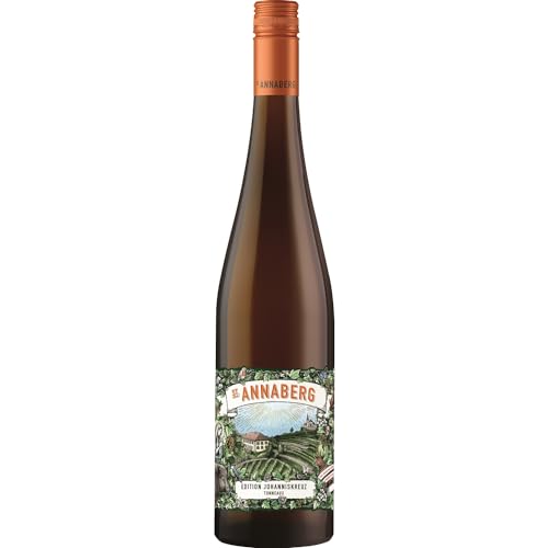Sankt Annaberg Edition Johanniskreuz Lagencuvée aus dem Tonneaux Riesling trocken BIO Weißwein Wein Trocken Pfalz Inkl. FeinWert E-Book (1 x 0,75l) von FeinWert