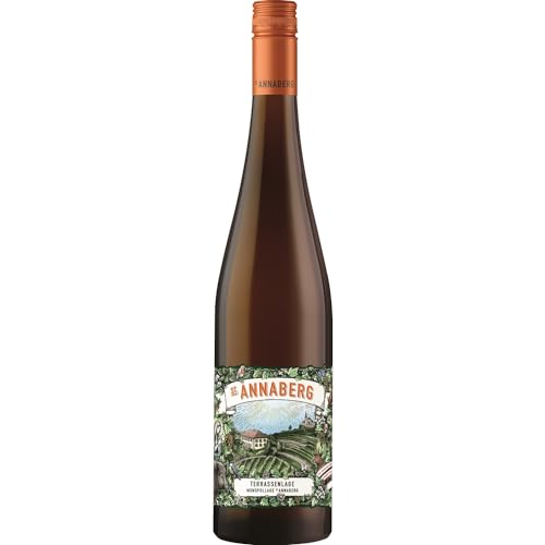 Sankt Annaberg Terrassenlage Monopollage Riesling trocken BIO Weißwein Wein Trocken Pfalz Inkl. FeinWert E-Book (1 x 0,75l) von FeinWert