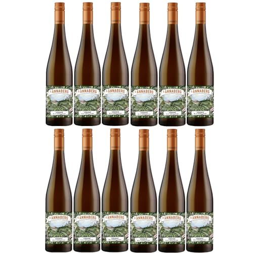 Sankt Annaberg Verborgen Müller-Thurgau Silvaner Monopollage BIO Weißwein Wein Trocken Pfalz Inkl. FeinWert E-Book (12 x 0,75l) von FeinWert